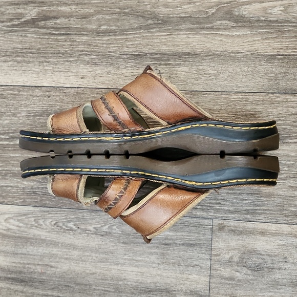 Dr. Martens Vintage Men's Tan Leather Fisherman Slip on Sandals AW004 Size 11 - Picture 5 of 12